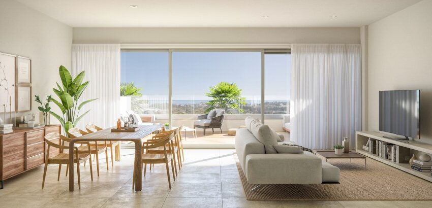 Estepona West - phase 1 of new complex with sea views close to the beach