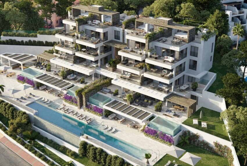 New Development Penthouses for Sale in Calanova Golf, Mijas Costa