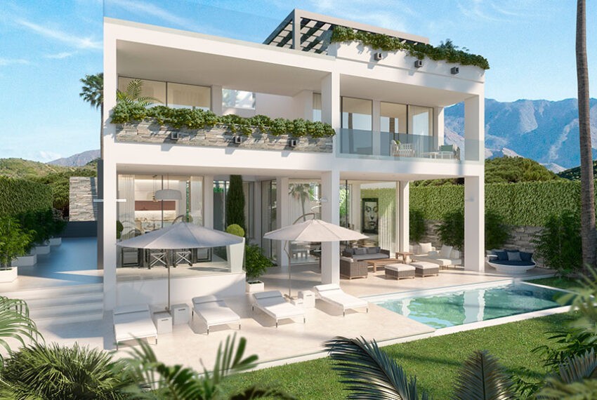 Estepona Golf - 17 luxury villas to be built in a frontline golf position
