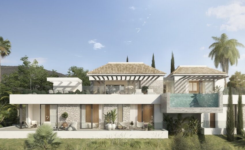 Elviria - modern 4-bedroom villa with sea views close to Santa Maria Golf